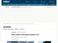 Bild zum Artikel: Wieso kühlere Wohnungen gesünder sind