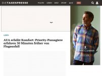 Bild zum Artikel: AUA erhöht Komfort: Priority-Passagiere erfahren 30 Minuten früher von Flugausfall