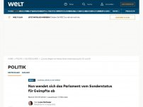 Bild zum Artikel: Nun wendet sich das Parlament vom Sonderstatus für Geimpfte ab