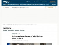 Bild zum Artikel: Omikron-Variante „Centaurus“ gibt Virologen Anlass zur Sorge