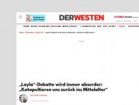 Bild zum Artikel: „Layla“-Debatte wird immer absurder: „Katapultieren uns zurück ins Mittelalter“