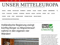 Bild zum Artikel: Holländische Regierung zwingt künftig Bürger zu Migrantenaufnahme in den eigenen vier Wänden!