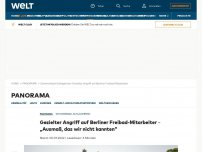 Bild zum Artikel: Gezielter Angriff auf Berliner Freibad-Mitarbeiter – „Ausmaß, das wir nicht kannten“