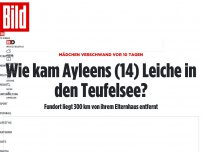 Bild zum Artikel: Mädchen verschwand vor 10 Tagen - Wie kam Ayleens (14) Leiche in den Teufelsee?