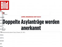 Bild zum Artikel: Ampel-Regierung gibt nach - Doppelte Asylanträge werden anerkannt