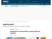 Bild zum Artikel: Benzinpreis im Juli laut ADAC um fast zwölf Cent gesunken