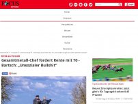 Bild zum Artikel: „Die Reserven sind aufgebraucht“: Gesamtmetall-Chef fordert...