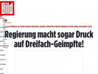 Bild zum Artikel: Corona-Winter - Regierung macht sogar Druck auf Dreifach-Geimpfte!