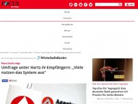 Bild zum Artikel: Neue Studie zeigt: „Viele Hartz-IV-Empfänger nutzen System aus“...