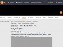 Bild zum Artikel: Scholz: 'Putins Bluff' ist aufgeflogen