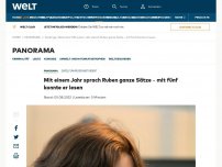 Bild zum Artikel: Mit einem Jahr sprach Ruben ganze Sätze – mit fünf konnte er lesen