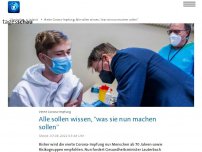 Bild zum Artikel: Vierte Corona-Impfung: Lauterbach will klare Empfehlung für alle