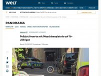 Bild zum Artikel: Polizist feuerte mit Maschinenpistole auf 16-Jährigen