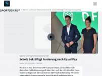 Bild zum Artikel: Scholz bekräftigt Forderung nach Equal Pay