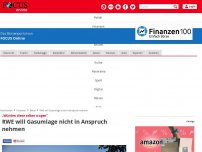 Bild zum Artikel: „Würden diese selber tragen“ - RWE will Gasumlage nicht in Anspruch nehmen