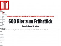 Bild zum Artikel: Deutsche Fußballer bestellen auf Malle - 600 Bier zum Frühstück
