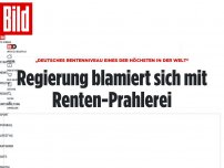 Bild zum Artikel: Höchstes Rentenniveau der Welt - Regierung blamiert sich mit Renten-Prahlerei