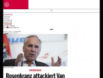 Bild zum Artikel: Rosenkranz attackiert Van der Bellen frontal