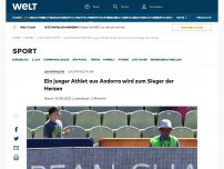 Bild zum Artikel: Ein junger Athlet aus Andorra wird zum Sieger der Herzen