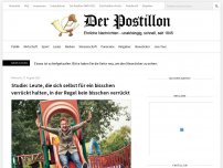 Bild zum Artikel: Studie: Leute, die sich selbst für ein bisschen verrückt halten, in der Regel kein bisschen verrückt