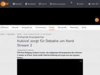 Bild zum Artikel: Kubicki für Öffnung von Nord Stream 2