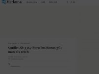 Bild zum Artikel: Studie: Ab 3347 Euro im Monat gilt man als reich