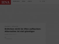 Bild zum Artikel: Brötchen nicht im Ofen aufbacken: Alternative ist viel günstiger