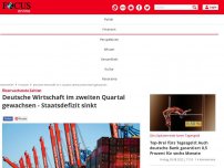 Bild zum Artikel: Statt Stagnation: Deutsche Wirtschaft im 2. Quartal...