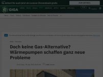 Bild zum Artikel: Doch keine Gas-Alternative? Wärmepumpen sorgen für neue Probleme