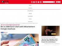 Bild zum Artikel: „Bin von unserer Regierung enttäuscht“ - Geschäftsführer zahlt allen Mitarbeitern Energie-Zuschuss