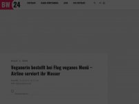 Bild zum Artikel: Veganerin bestellt bei Flug veganes Menü – Airline serviert ihr Wasser