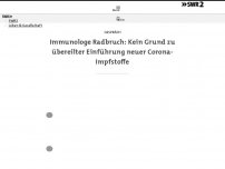 Bild zum Artikel: Immunologe Radbruch: Kein Grund zu übereilter Einführung neuer Corona-Impfstoffe