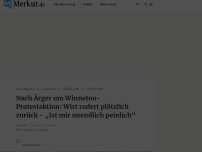 Bild zum Artikel: Nach Ärger um Winnetou-Protestaktion: Wirt rudert plötzlich zurück - „Ist mir unendlich peinlich“