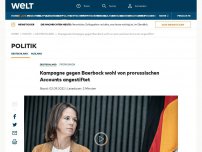 Bild zum Artikel: Kampagne gegen Baerbock wohl von prorussischen Accounts angestiftet