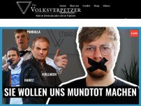 Bild zum Artikel: Querdenker-Anwälte wollen Volksverpetzer mundtot machen