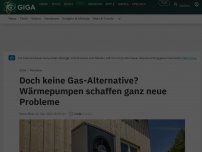 Bild zum Artikel: Doch keine Gas-Alternative? Wärmepumpen schaffen ganz neue Probleme