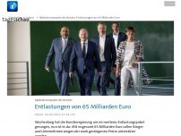 Bild zum Artikel: Entlastungspaket hat Gesamtvolumen von 65 Milliarden Euro