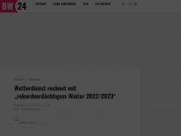 Bild zum Artikel: Wetterdienst rechnet mit „rekordverdächtigem Winter 2022/2023“