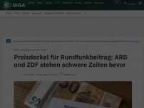 Bild zum Artikel: Preisdeckel für Rundfunkbeitrag: ARD und ZDF stehen schwere Zeiten bevor