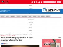 Bild zum Artikel: Wichtigste europäische Marke: Preis-Rutsch beim Erdgas!...