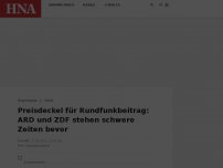 Bild zum Artikel: Preisdeckel für Rundfunkbeitrag: ARD und ZDF stehen schwere Zeiten bevor