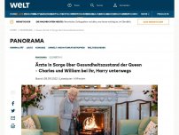 Bild zum Artikel: Ärzte in Sorge über Gesundheitszustand der Queen