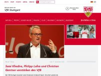 Bild zum Artikel: Sami Khedira, Philipp Lahm und Christian Gentner verstärken den VfB