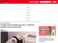 Bild zum Artikel: Teure Zugluft finden - Energie wird unnötig verprasst - so können Alufolie und Kerzen helfen