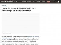 Bild zum Artikel: „Sind das meine Patienten hier?“: Dr. Marco Pogo bei TV-Duell verwirrt