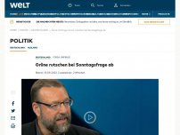 Bild zum Artikel: Grüne rutschen bei Sonntagsfrage ab 