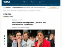 Bild zum Artikel: „Habe selten nach einer Rede so viel Zustimmung erhalten“