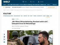 Bild zum Artikel: „Wir führen Wirtschaftskrieg, Russland wehrt sich“, behauptet Ernst bei Maischberger