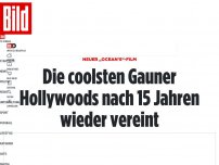 Bild zum Artikel: Nach 15 Jahren! - Clooney, Damon + Pitt drehen neuen „Ocean’s“-Film