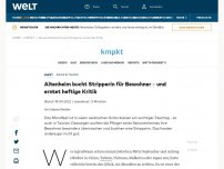 Bild zum Artikel: Altenheim bucht Stripperin für Bewohner – und erntet heftige Kritik